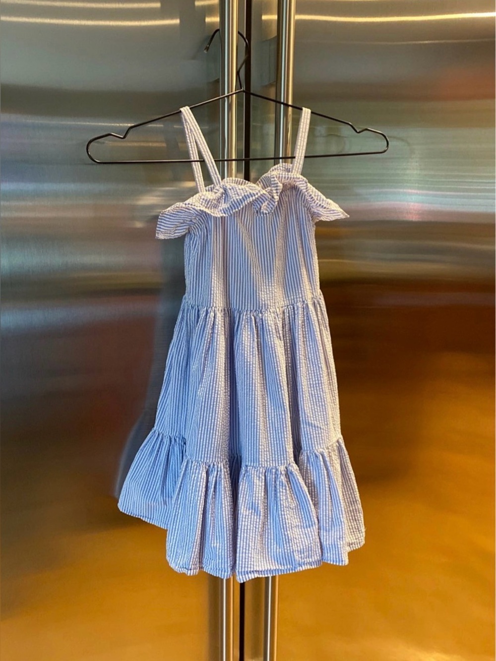 Polo Ralph Lauren Seersucker Dress Toddler Size 5